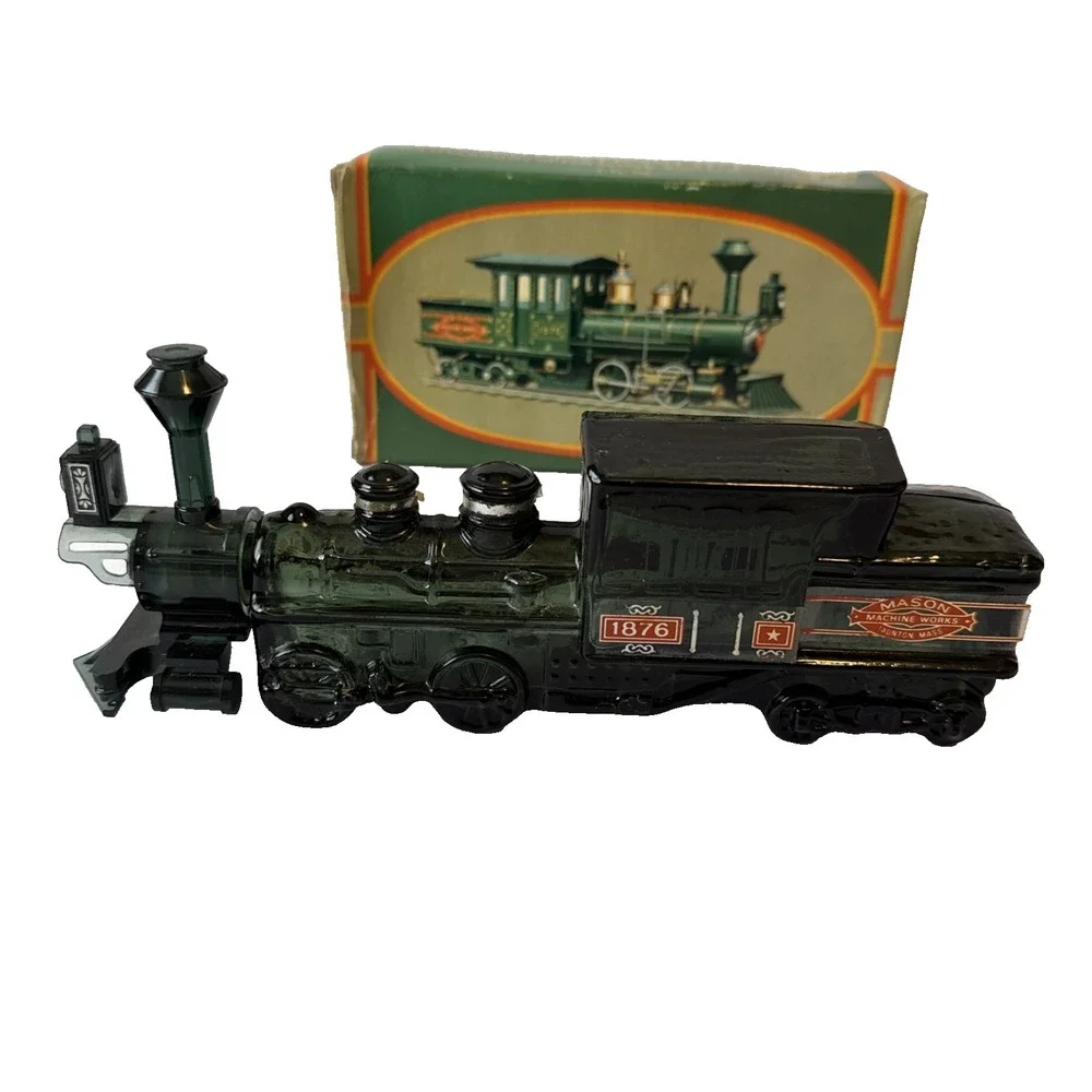 Vintage Avon 1876 Centennial Express Train Locomotive Decanter Bottle Empty Box